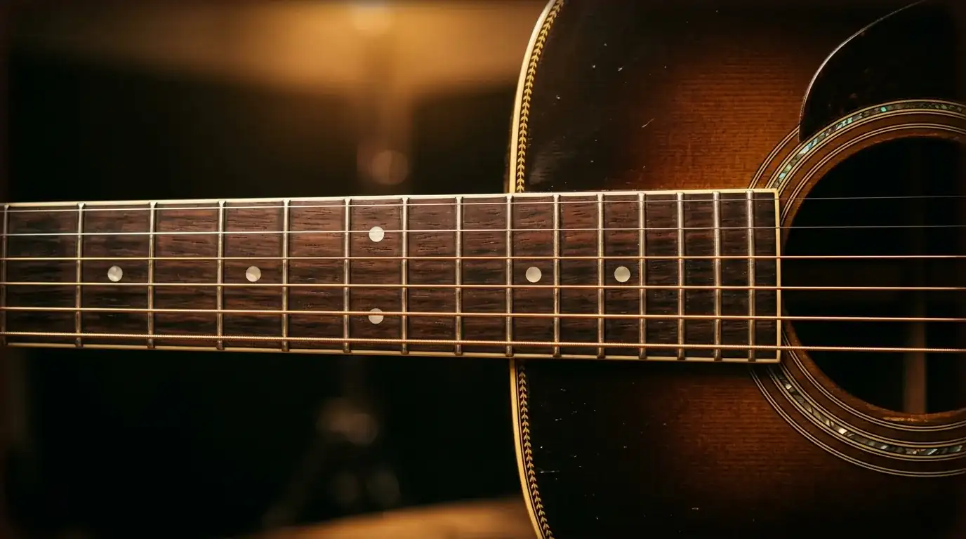 Guitarra acústica de estudio